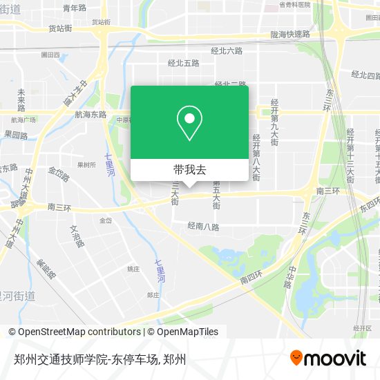 郑州交通技师学院-东停车场地图