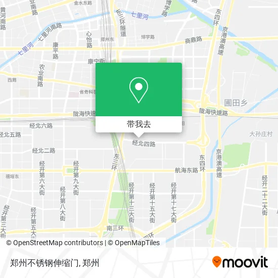 郑州不锈钢伸缩门地图