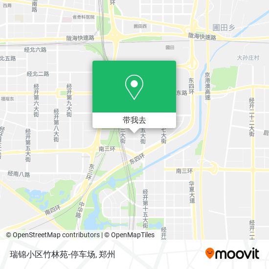 瑞锦小区竹林苑-停车场地图