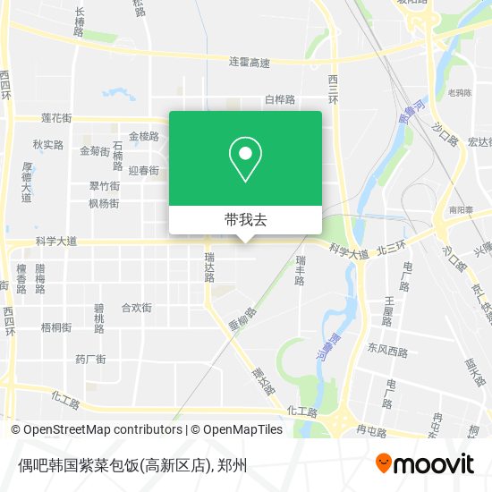 偶吧韩国紫菜包饭(高新区店)地图