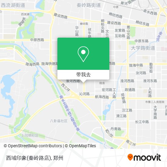 西域印象(秦岭路店)地图