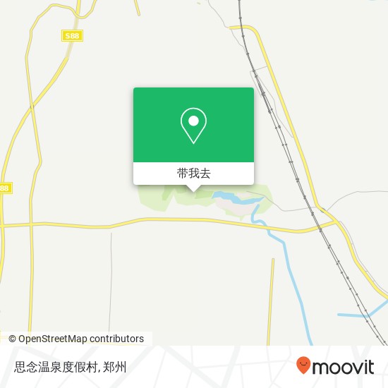思念温泉度假村地图