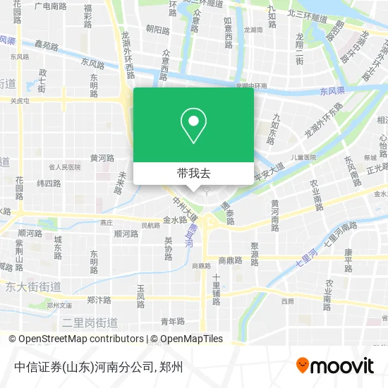 中信证券(山东)河南分公司地图