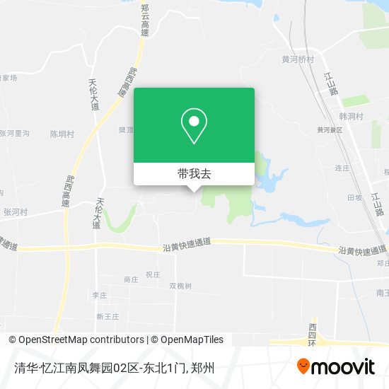 清华·忆江南凤舞园02区-东北1门地图