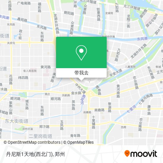 丹尼斯1天地(西北门)地图