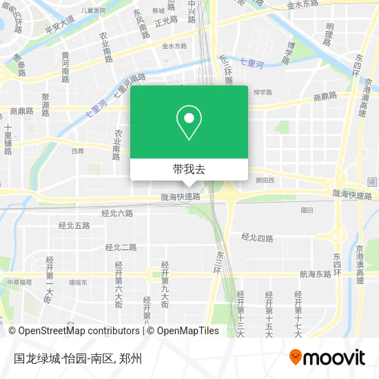国龙绿城·怡园-南区地图