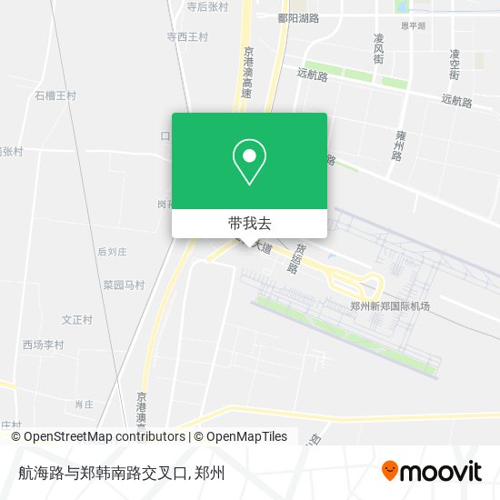 航海路与郑韩南路交叉口地图