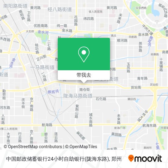 中国邮政储蓄银行24小时自助银行(陇海东路)地图