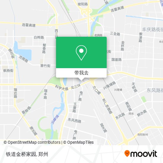 铁道金桥家园地图