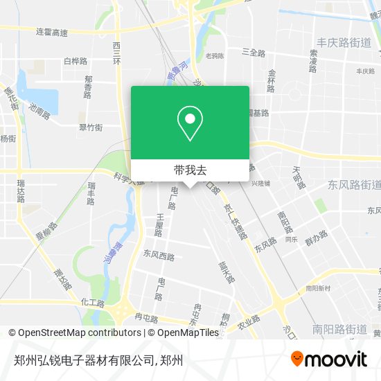 郑州弘锐电子器材有限公司地图