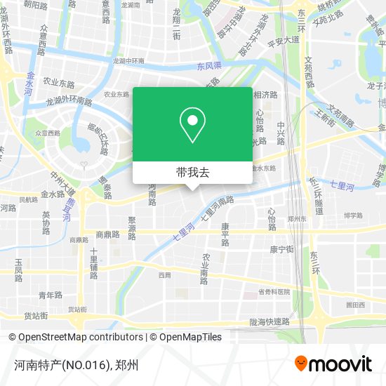 河南特产(NO.016)地图