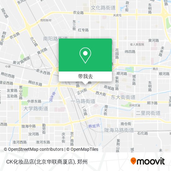 CK化妆品店(北京华联商厦店)地图