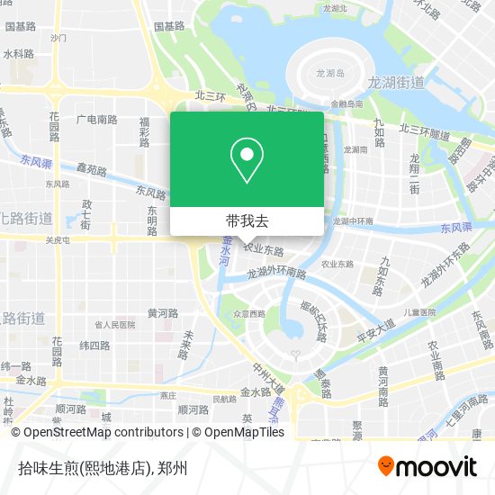 拾味生煎(熙地港店)地图