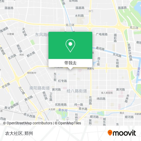 农大社区地图