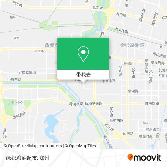 绿都粮油超市地图