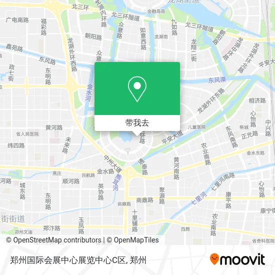 郑州国际会展中心展览中心C区地图