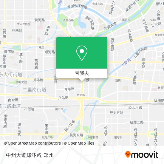 中州大道郑汴路地图