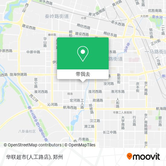 华联超市(人工路店)地图