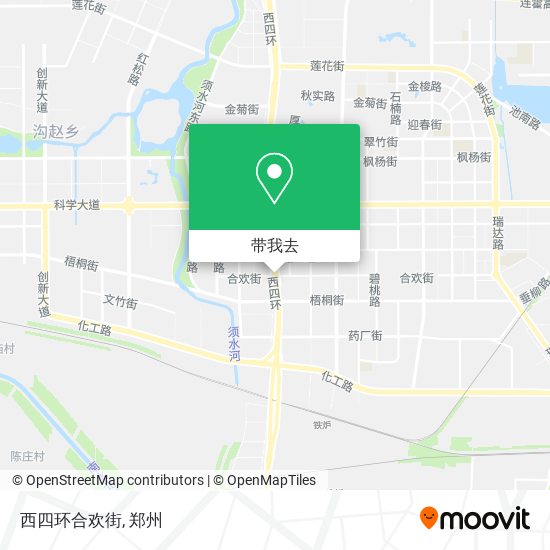 西四环合欢街地图
