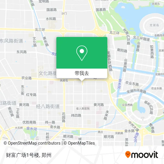 财富广场1号楼地图