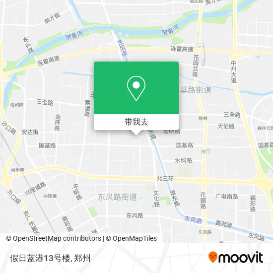 假日蓝港13号楼地图