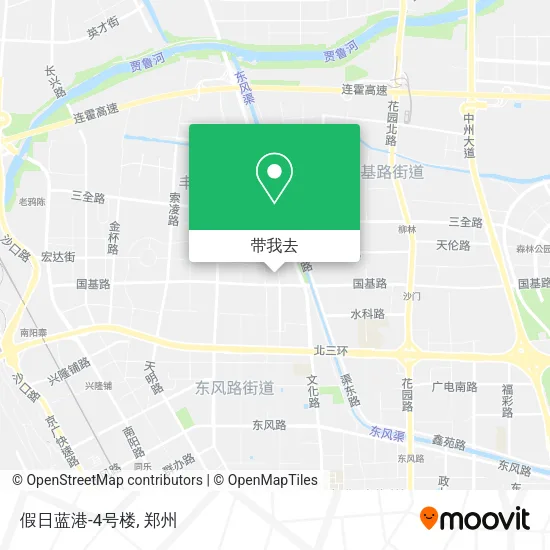 假日蓝港-4号楼地图