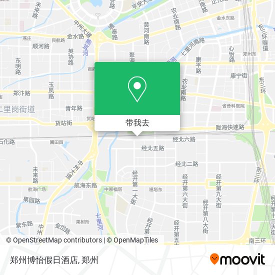郑州博怡假日酒店地图