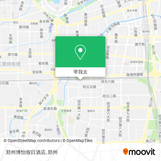 郑州博怡假日酒店地图