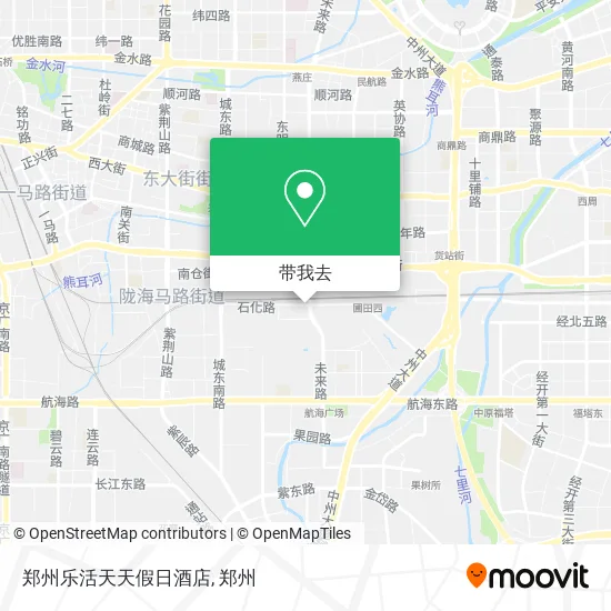 郑州乐活天天假日酒店地图
