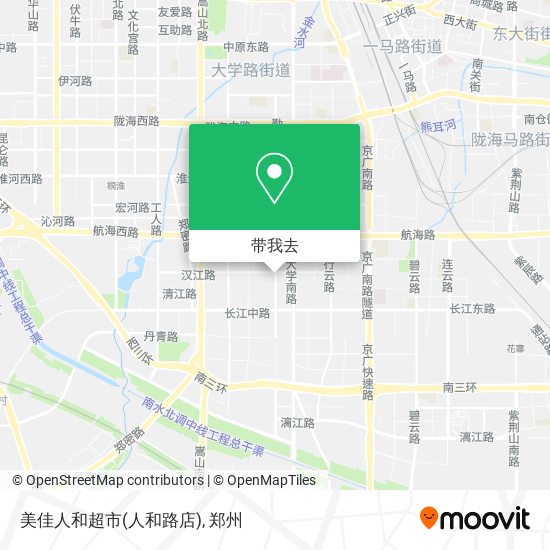 美佳人和超市(人和路店)地图