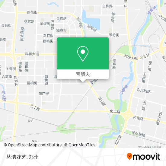 丛洁花艺地图
