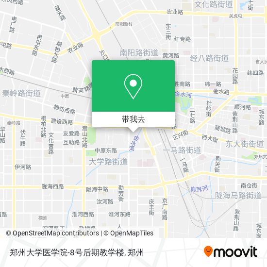 郑州大学医学院-8号后期教学楼地图
