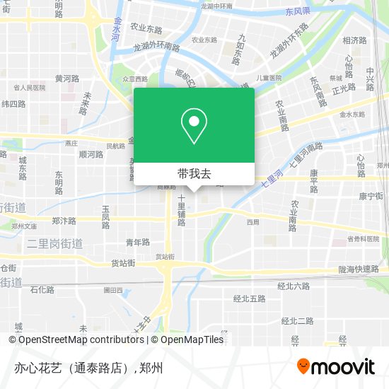 亦心花艺（通泰路店）地图