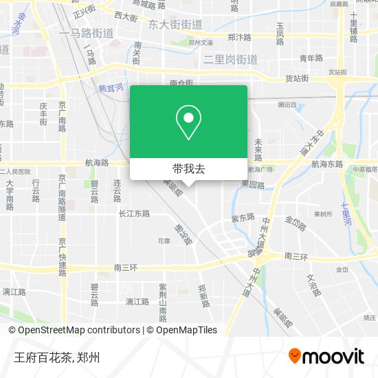 王府百花茶地图