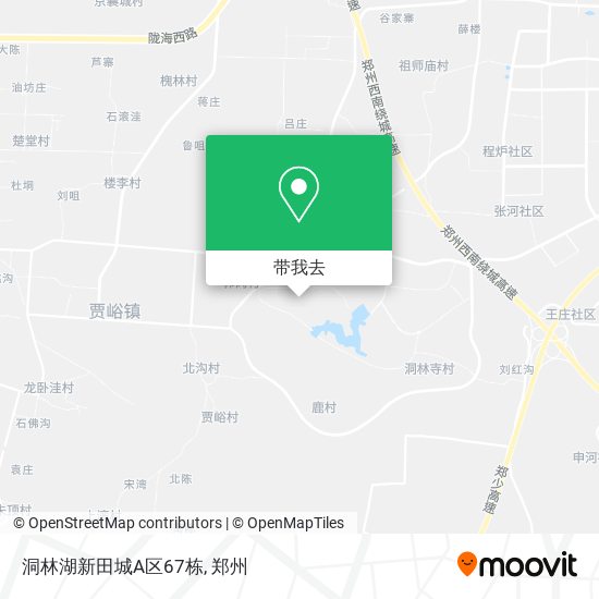 洞林湖新田城A区67栋地图