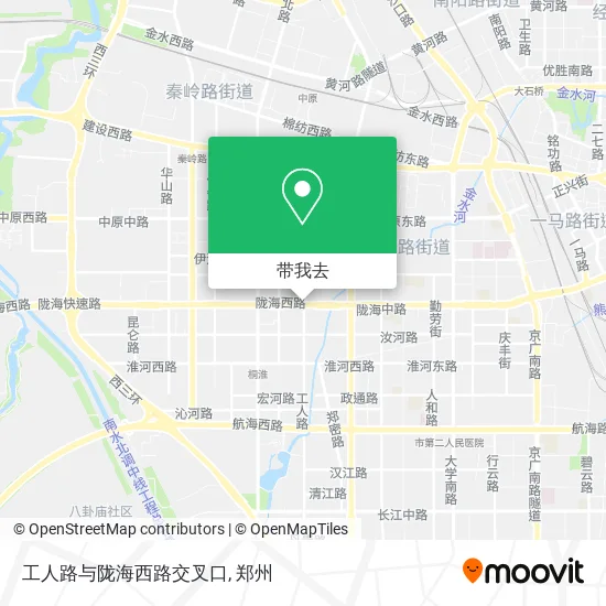 工人路与陇海西路交叉口地图