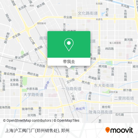 上海沪工阀门厂(郑州销售处)地图