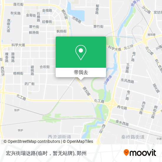 宏兴街瑞达路(临时，暂无站牌)地图