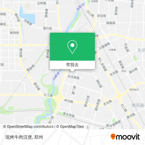 现烤牛肉汉堡地图