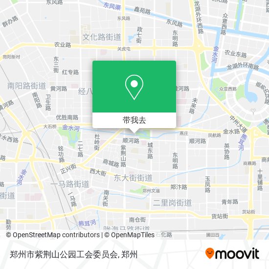 郑州市紫荆山公园工会委员会地图