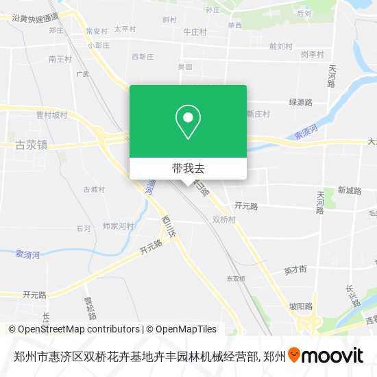 郑州市惠济区双桥花卉基地卉丰园林机械经营部地图