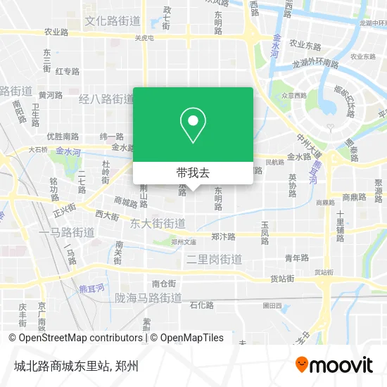 城北路商城东里站地图