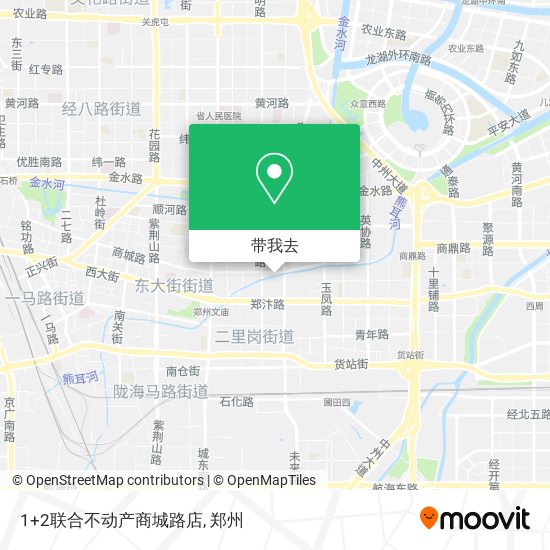 1+2联合不动产商城路店地图