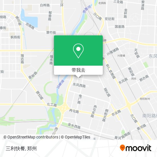 三利快餐地图