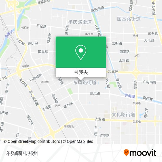 乐购韩国地图