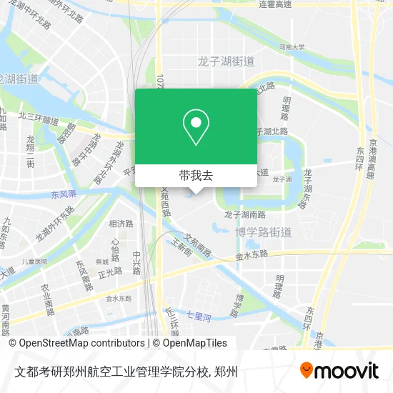 文都考研郑州航空工业管理学院分校地图