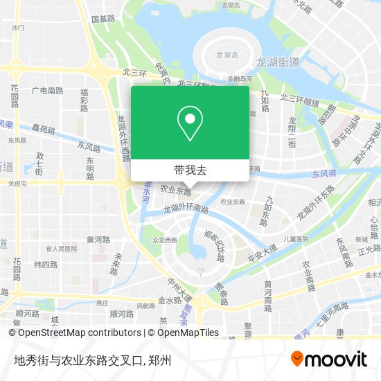 地秀街与农业东路交叉口地图