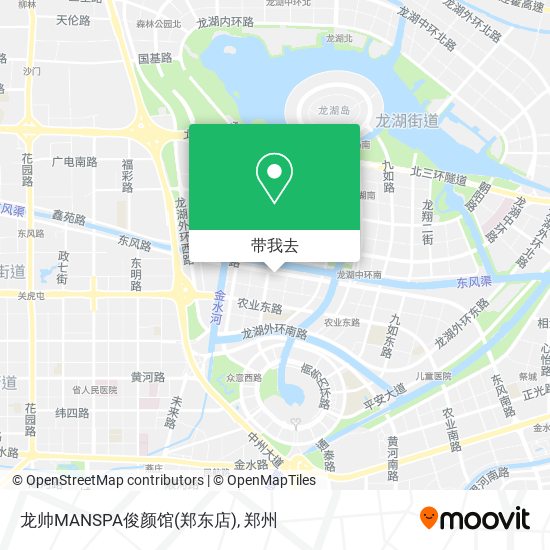 龙帅MANSPA俊颜馆(郑东店)地图