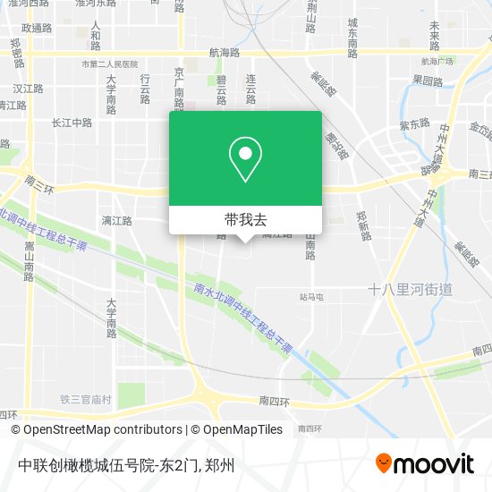 中联创橄榄城伍号院-东2门地图