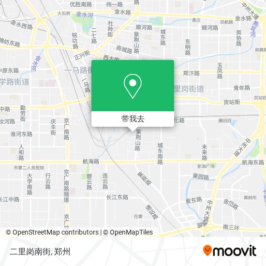 二里岗南街地图